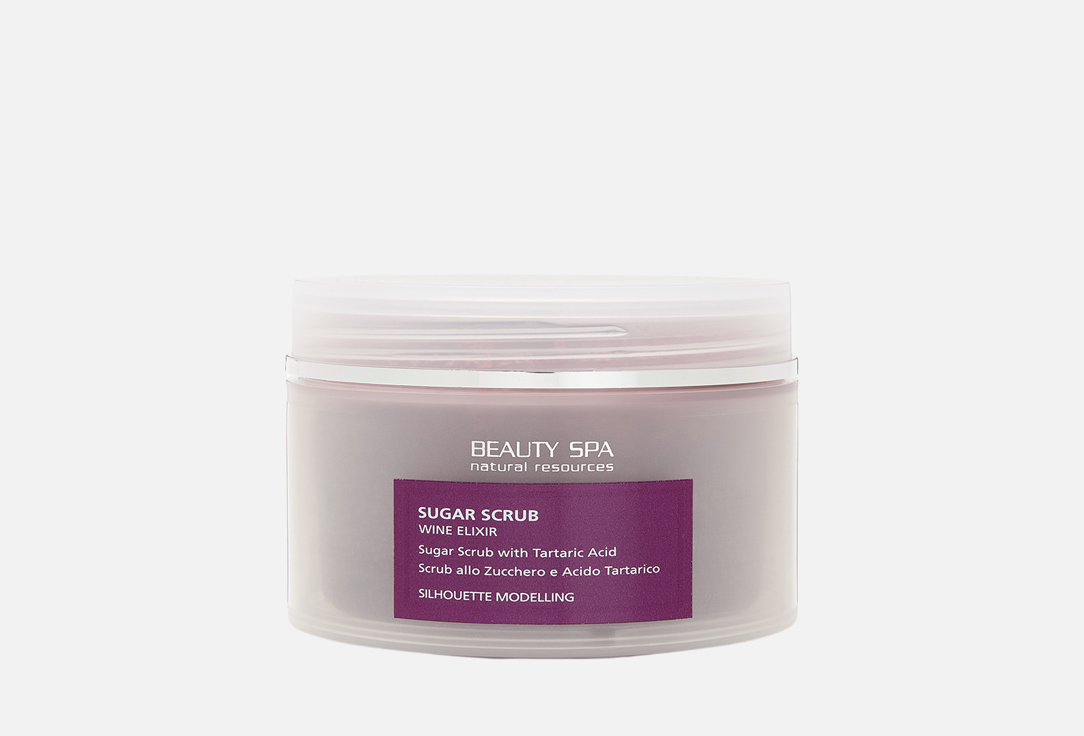 Виноградно-сахарный скраб для тела и рук BEAUTY SPA NATURAL RESOURCES Sugar scrub Sugar scrub with tartaric acid 250 мл