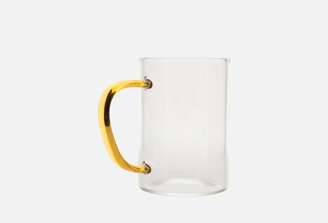 Изображение товара Кружка Kimberly с цветной ручкой, желтая