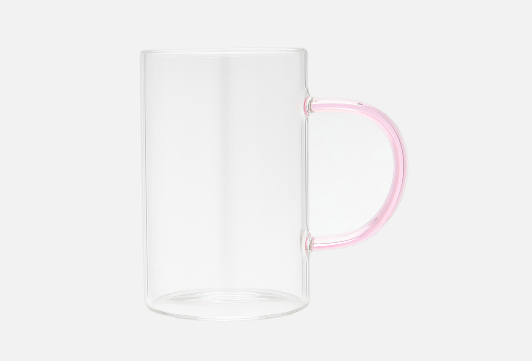 Изображение товара Кружка Kimberly с цветной ручкой, розовая