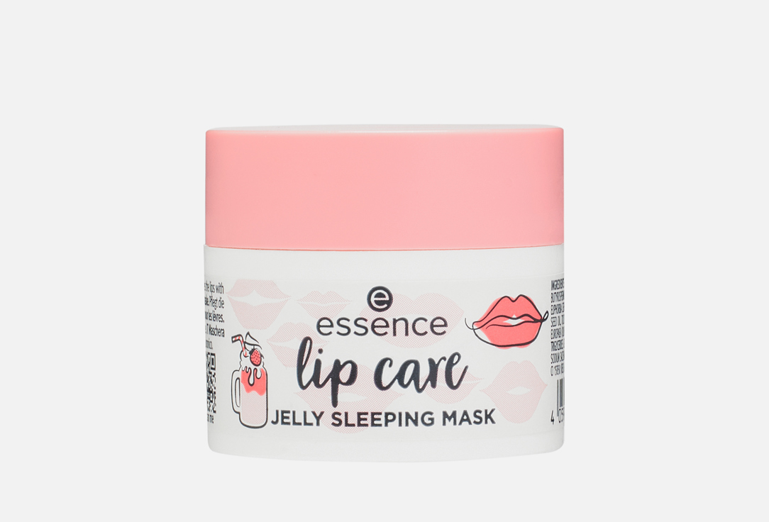 

Маска для губ ESSENCE, Прозрачный, Jelly sleeping mask Stawberry milkshake 8 г