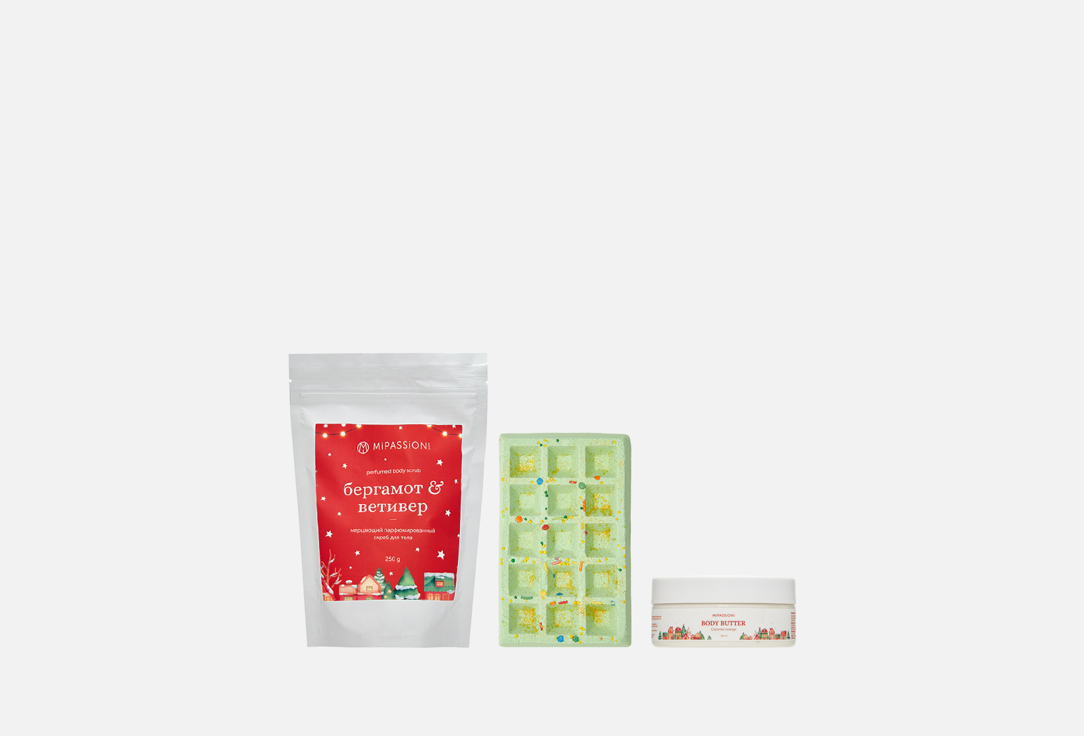 

Новогодний набор для ухода за телом MIPASSION, NY SET №6 BOX 3 шт