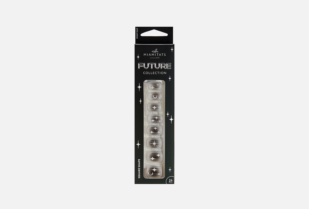 Набор накладных ногтей MIAMITATS FUTURE Night Out 24 шт