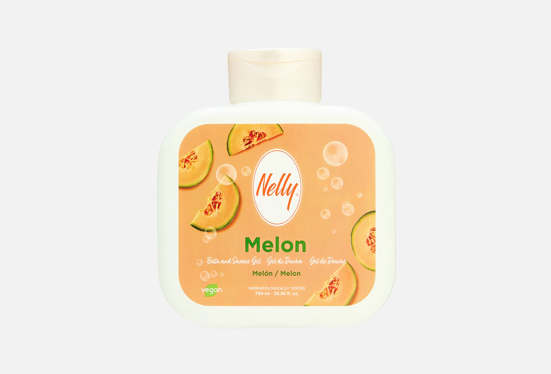 Изображение товара Гель для душа Nelly MELON свежая дыня 750 мл Веганская формула
