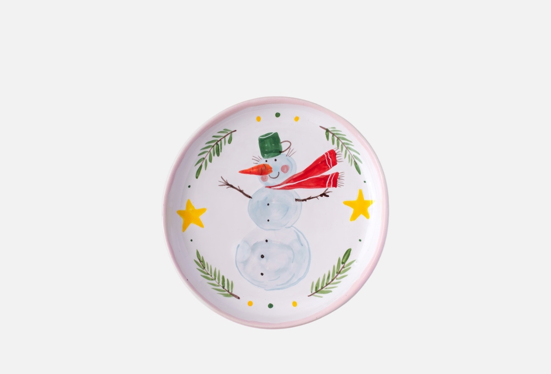 

Пиала ODARYADARYA, Принт, Снеговик, 13,5 см 13.5 см