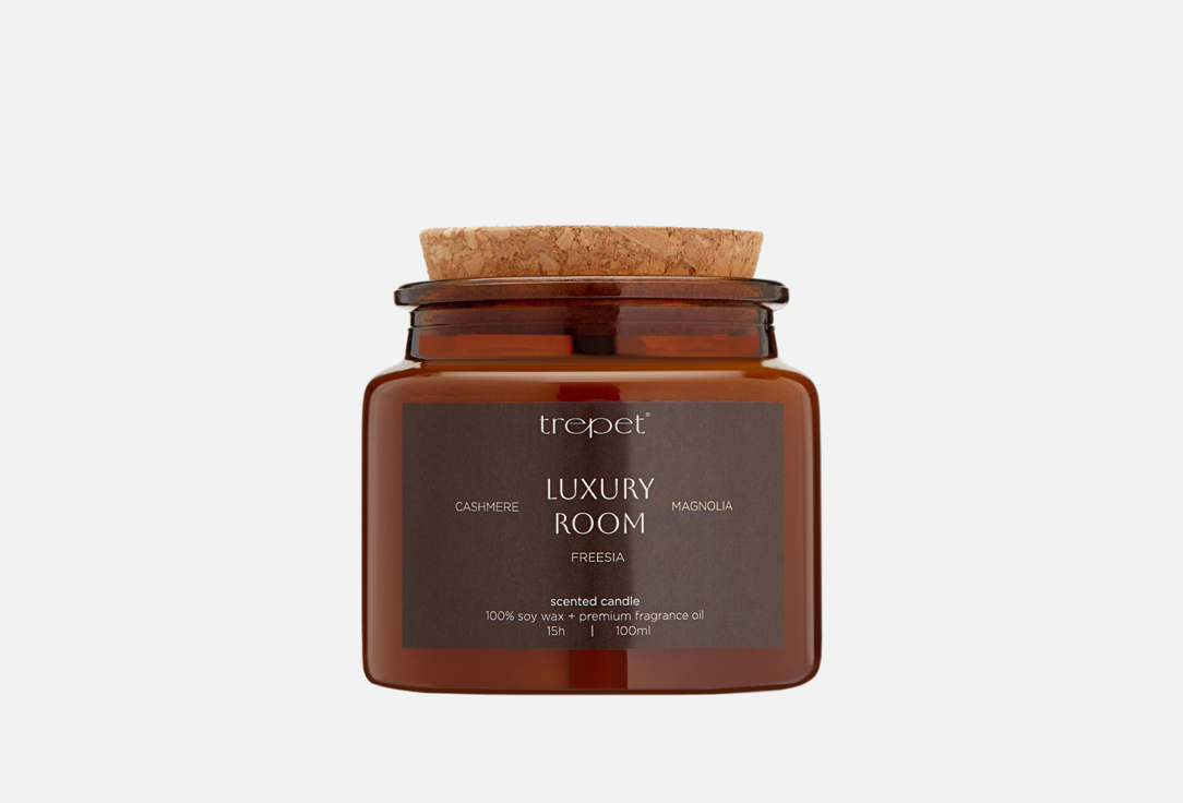 Изображение товара Ароматическая свеча Trepet luxury room 100 мл с пудровым ароматом