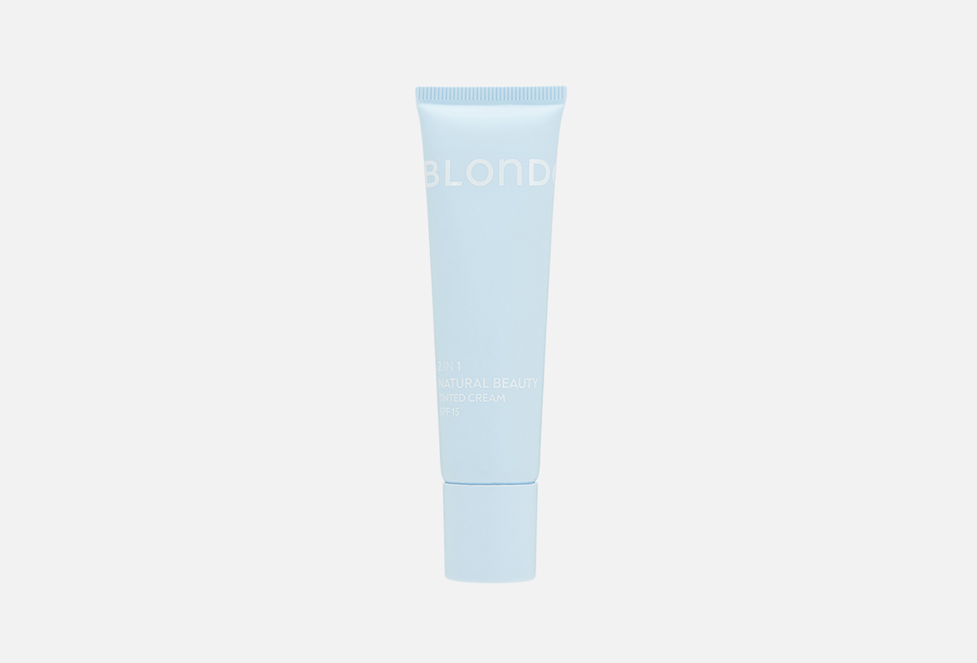 Тональный крем для лица SPF 15 BLONDESISTER Cream tinted 2 in 1 natural beauty 30 мл