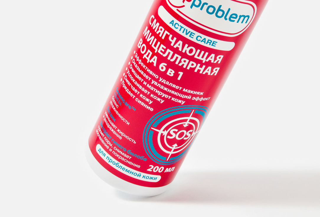 

Смягчающая мицеллярная вода STOPPROBLEM, Active care 6 в 1 для проблемной кожи 200 мл
