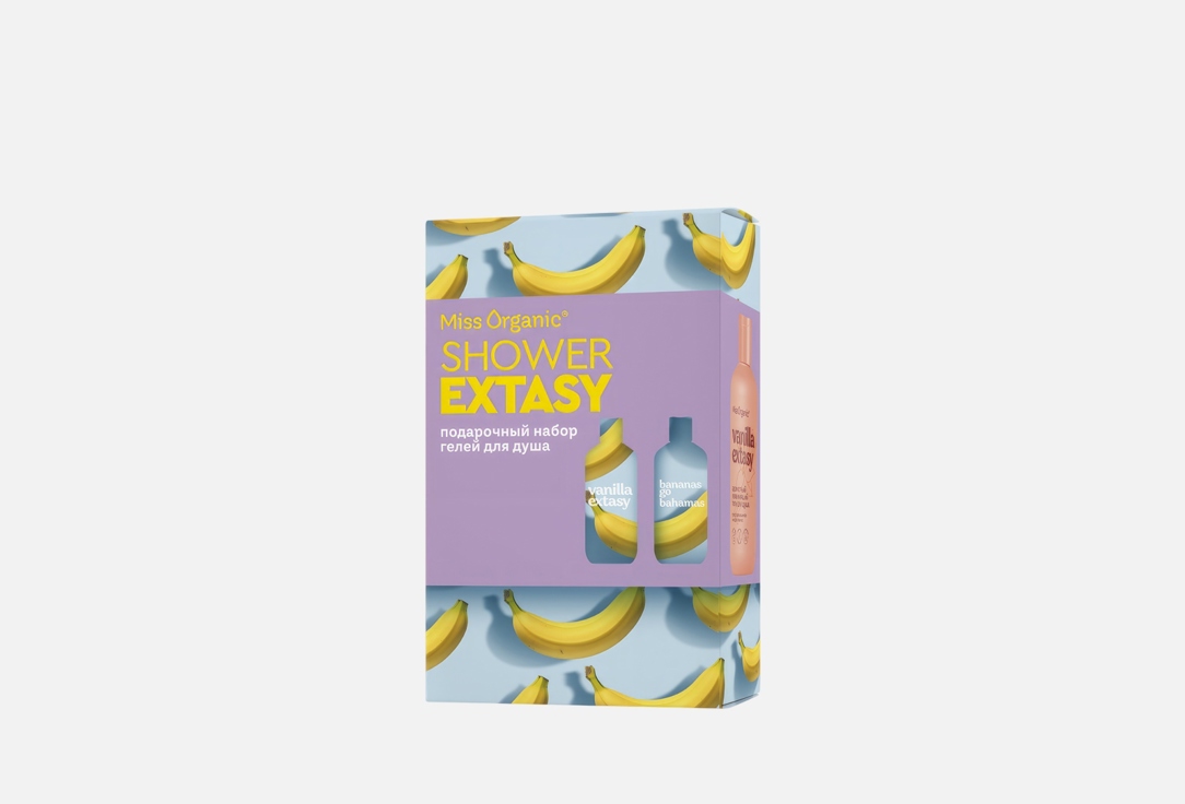 

Подарочный набор гелей для душа MISS ORGANIC, Shower Extasy 2 шт