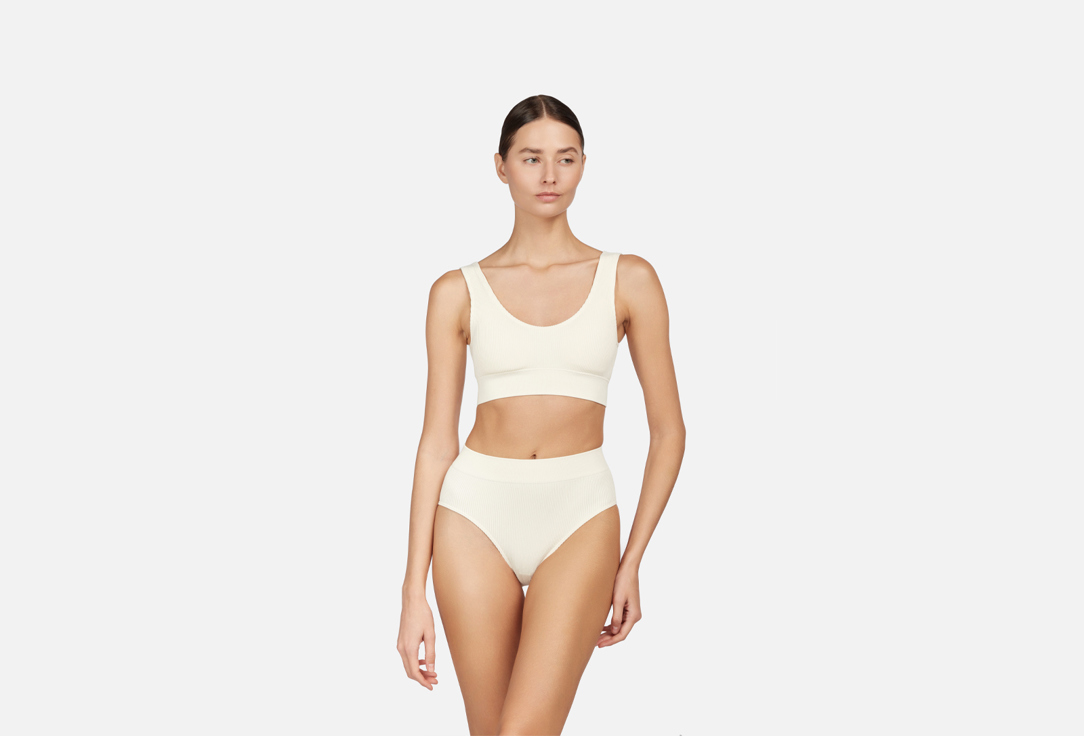 Изображение товара Слипы в рубчик Belle YOU Ribbed base пломбир