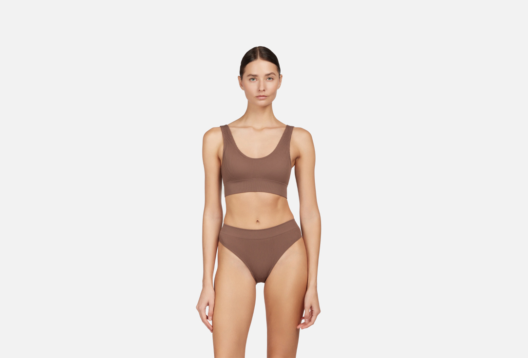 Изображение товара Бразильяно с высокой посадкой Belle YOU Ribbed base молочный шоколад