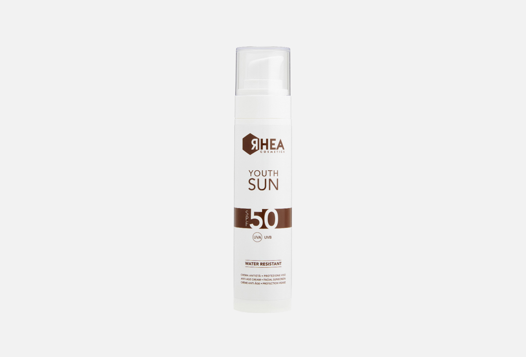 Изображение товара Солнцезащитный анти-возрастной крем для лица SPF 50 Rhea Youth Sun