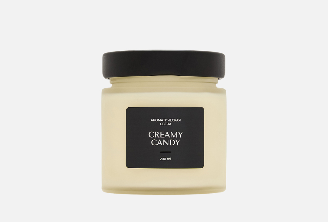 Изображение товара Ароматическая свеча D'Michael CREAMY CANDY 200 мл с ароматом ванили сандала пачули и мускуса