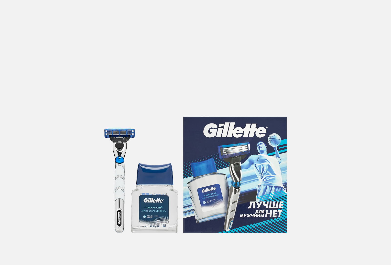 Gillette Набор для бритья MACH3 Turbo 3D 3 шт — купить, цена в Москве