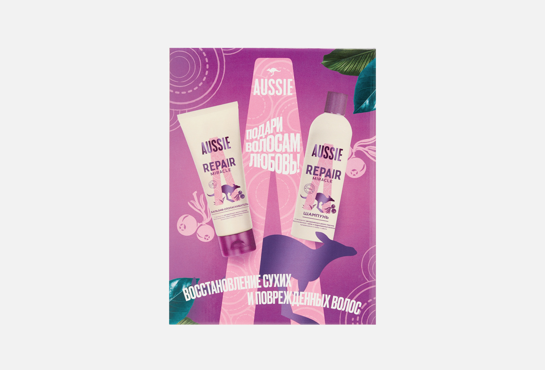 Изображение товара Набор для восстановления волос Aussie Repair Miracle - шампунь и бальзам