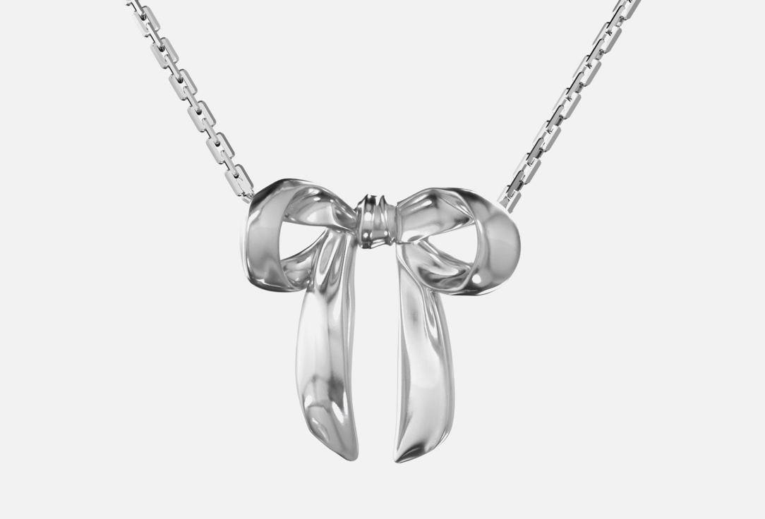Изображение товара Стильное серебряное колье с бантиком Sokolnikov Gift для женщин