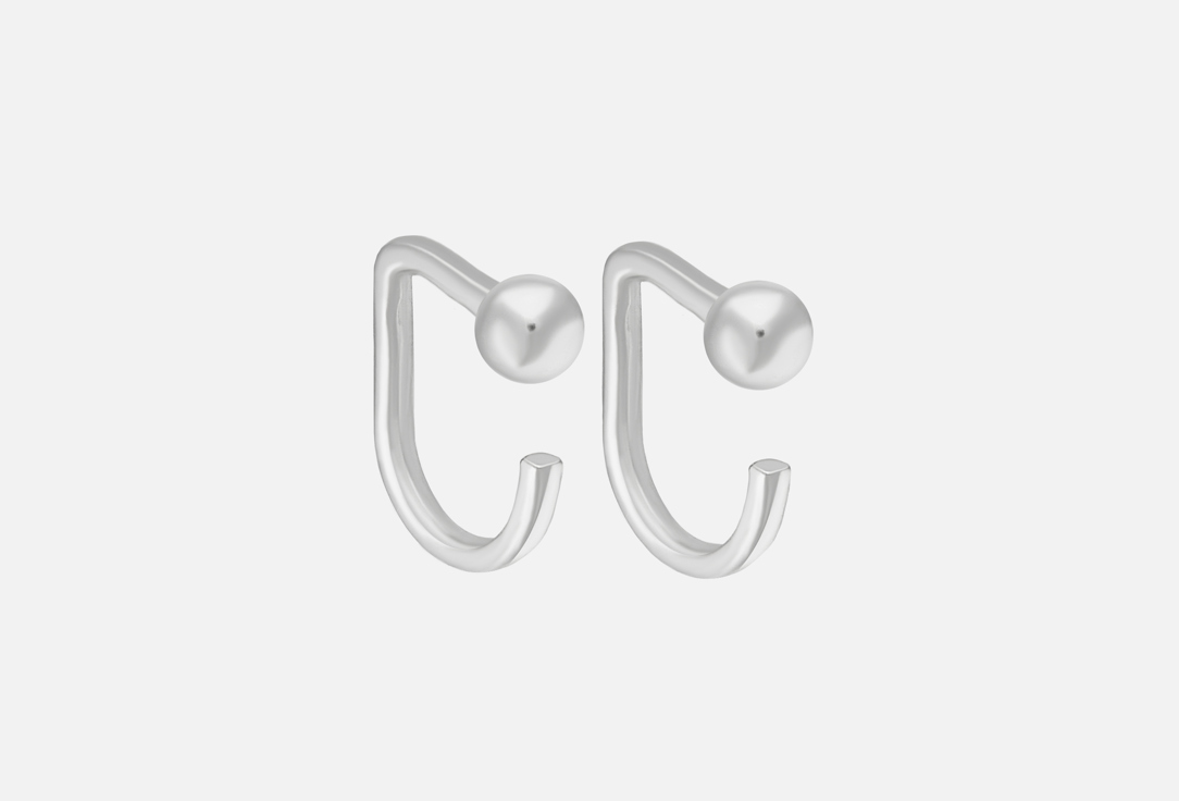 Изображение товара серьги-протяжки серебряные Sokolnikov Ball