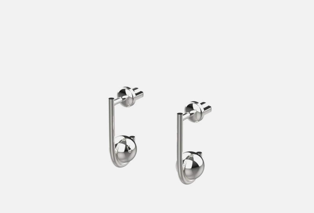 Изображение товара серьги-пусеты серебряные Sokolnikov Golf