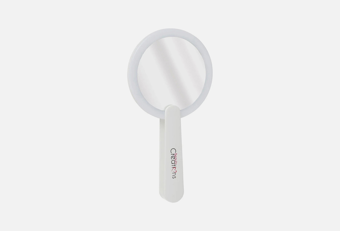 

Ручное зеркало для макияжа со светодиодной подстветкой BEAUTY CREATIONS, LED Handheld Make Up Mirror 1 шт