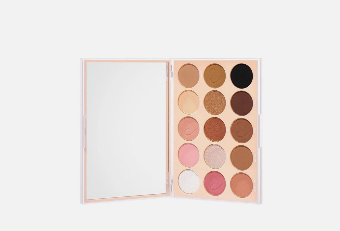 Палитра теней для век BEAUTY CREATIONS Nude X Eyeshadow Palette 17.5 г