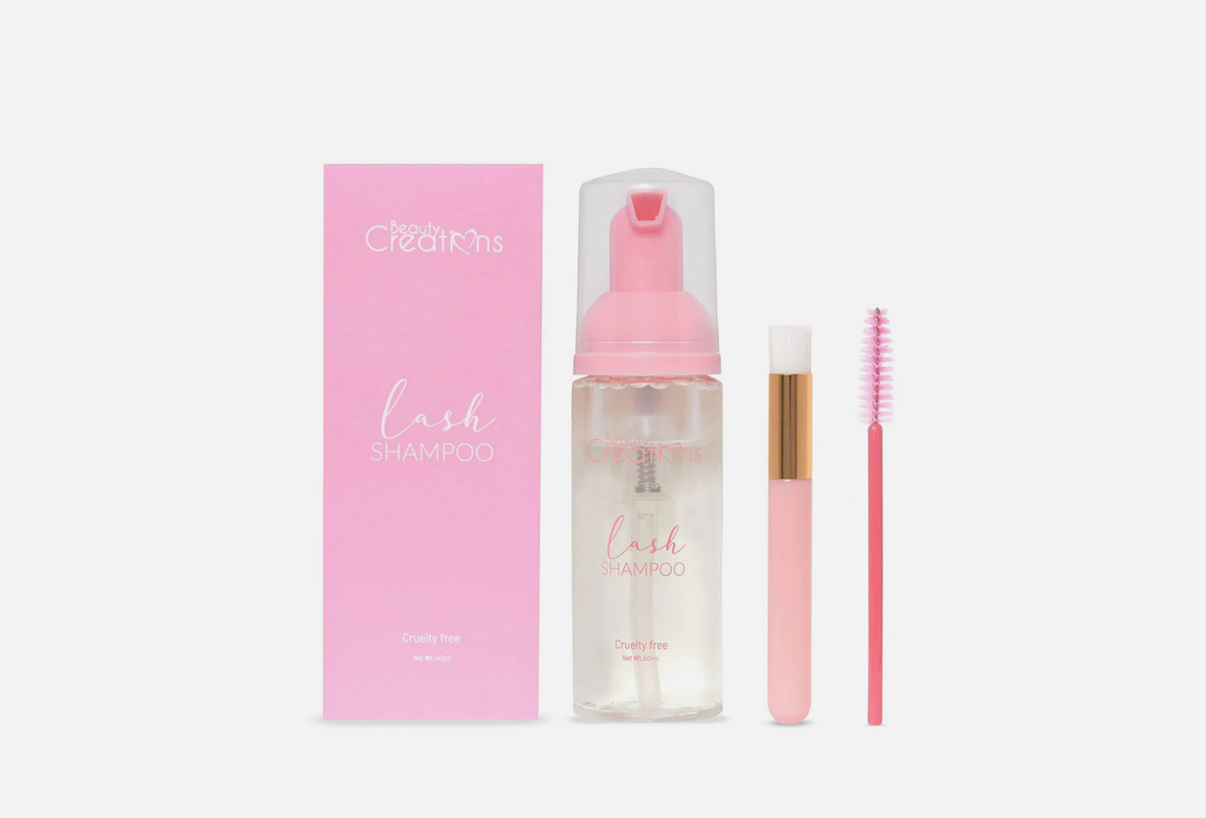 

Очищающий шампунь для ресниц BEAUTY CREATIONS, Lash Shampoo 60 мл