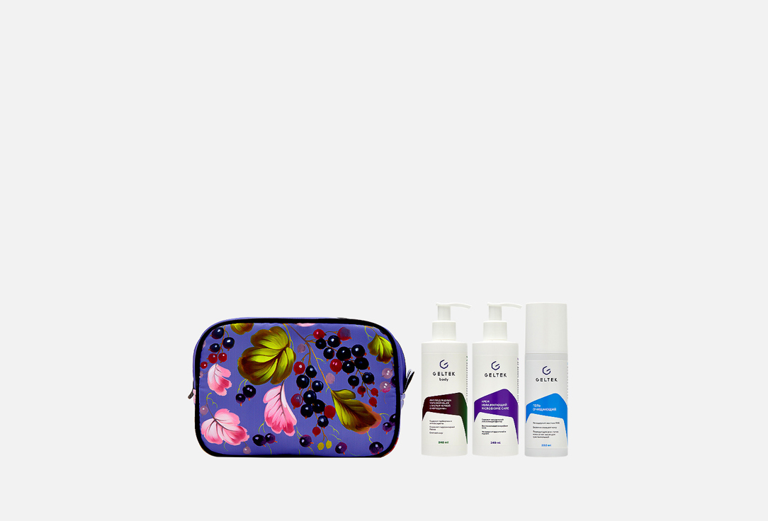 Изображение товара Подарочный набор в косметичке Гельтек Zhostovo