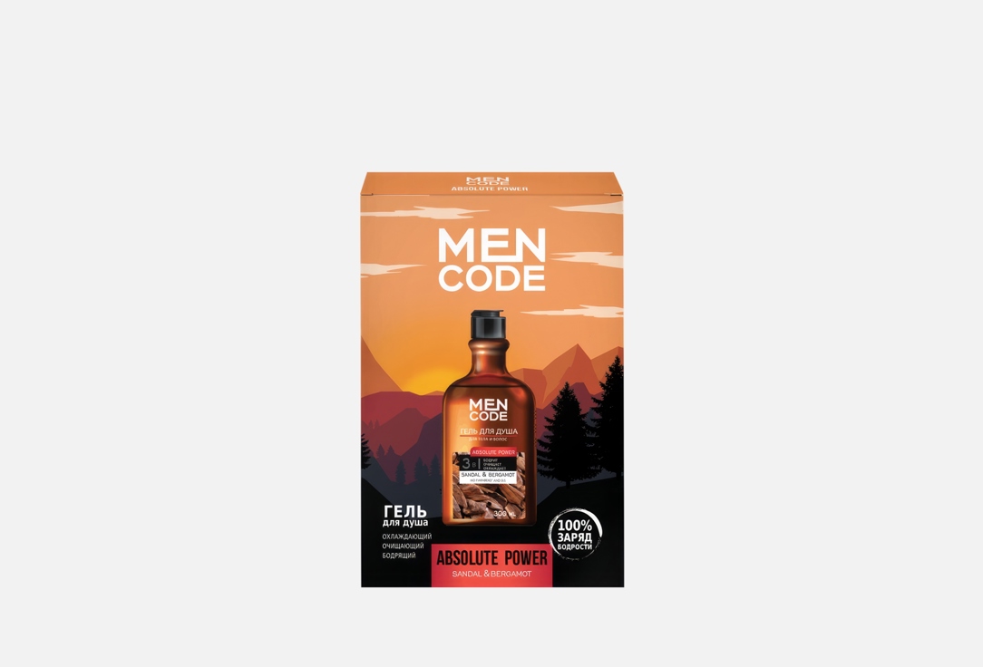 Гель для душа MEN CODE Absolute Power 300 мл
