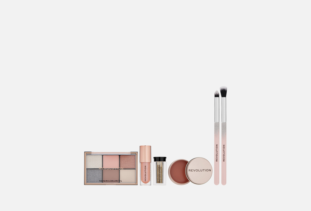 Подарочный набор MAKEUP REVOLUTION Pink Glow Get The Look Gift Set 6 шт