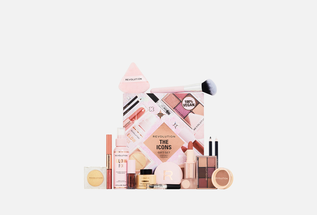 

Подарочный набор MAKEUP REVOLUTION, The Icons Gift Set 14 шт