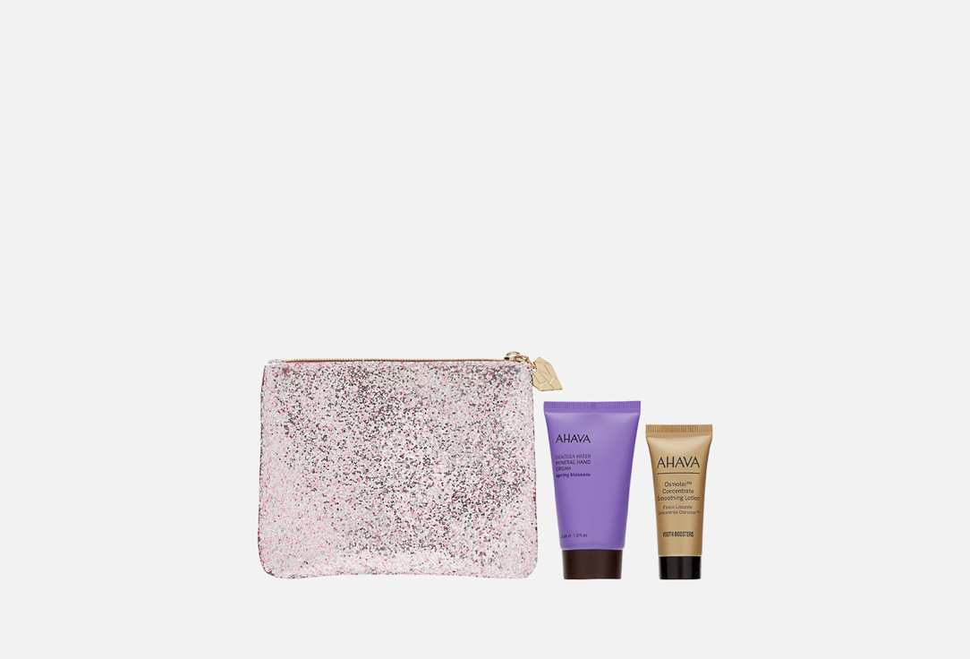 Изображение товара Подарочный набор для ухода за кожей рук, лица и глаз AHAVA Holiday 2024 GWP It’s Your Time to Shine