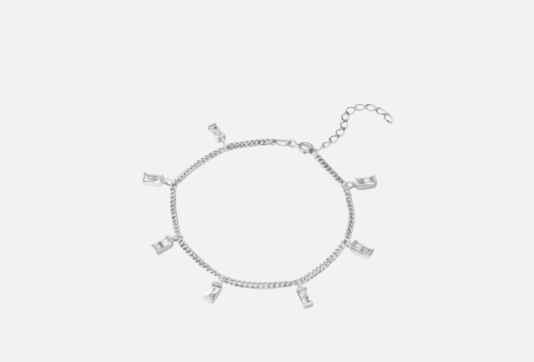 Изображение товара Серебряный браслет SECRETS jewelry с горным хрусталем, 925 пробы, регулятор