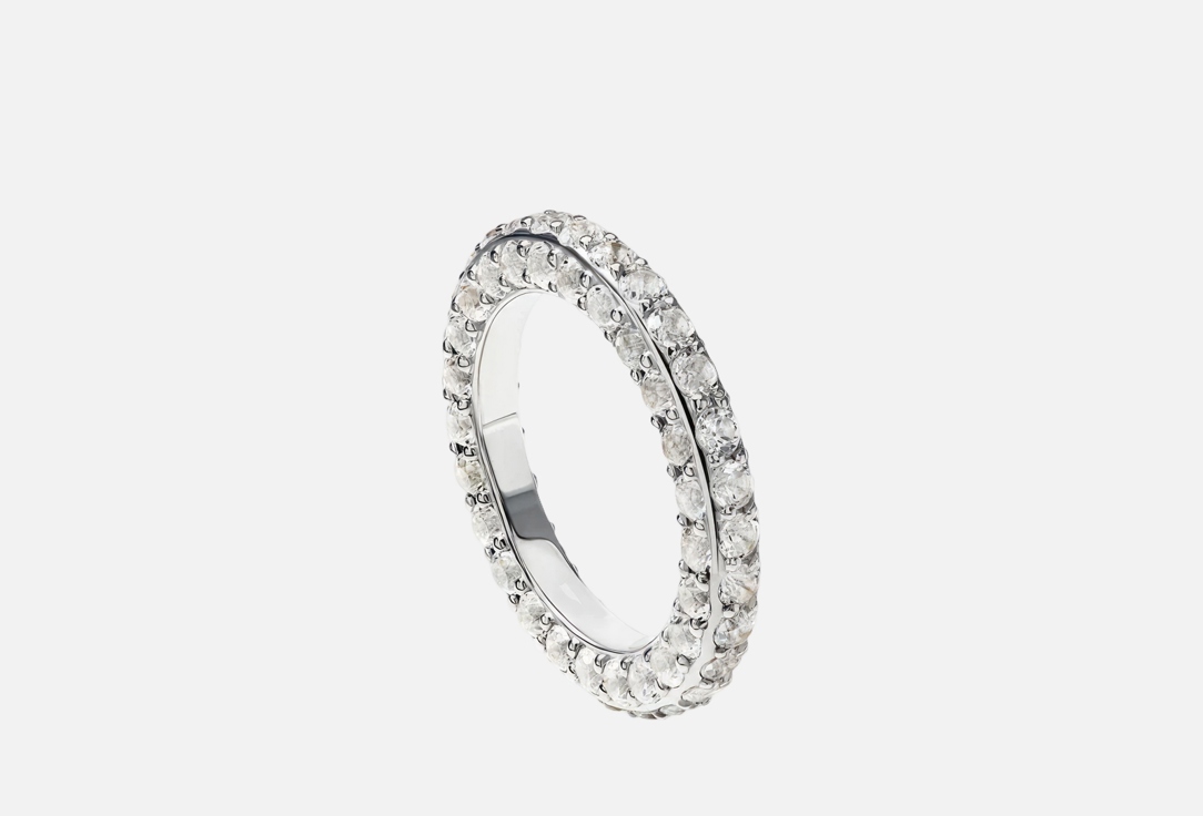 Изображение товара Серебряное кольцо с белыми топазами SECRETS jewelry 925 пробы для женщин