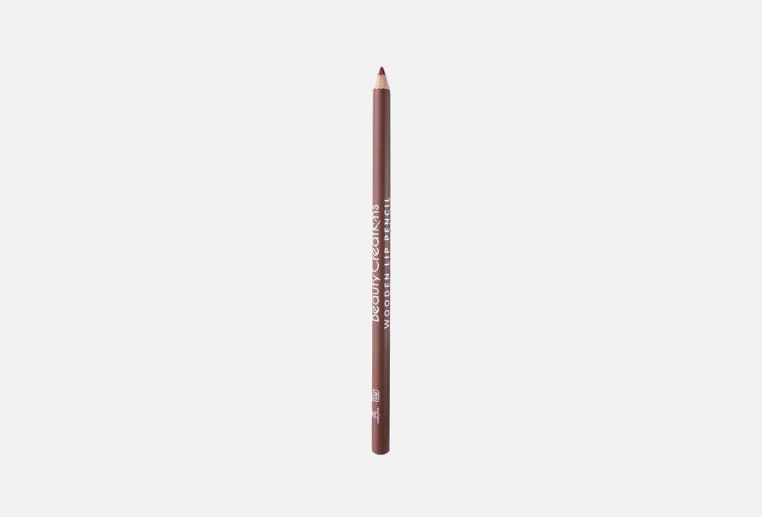 Изображение товара Карандаш для губ BEAUTY CREATIONS Wooden Lip Pencil стойкий матовый 1.4 г