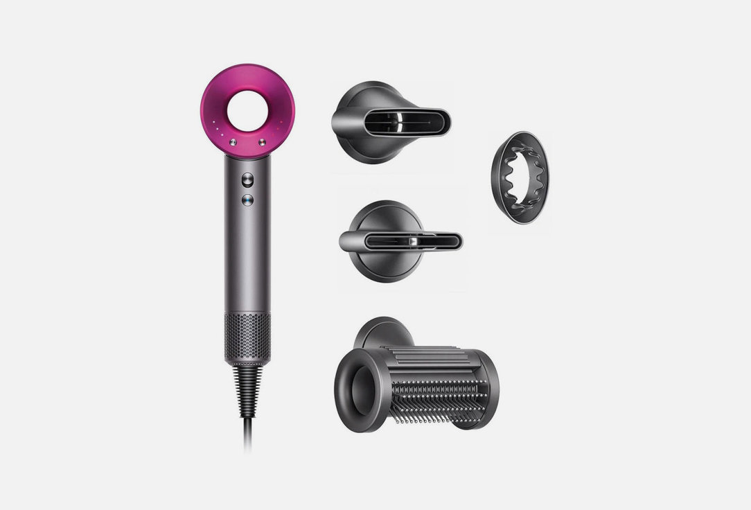 

Фен DYSON, Серебряный, Supersonic HD15 Iron fuchs 1 шт