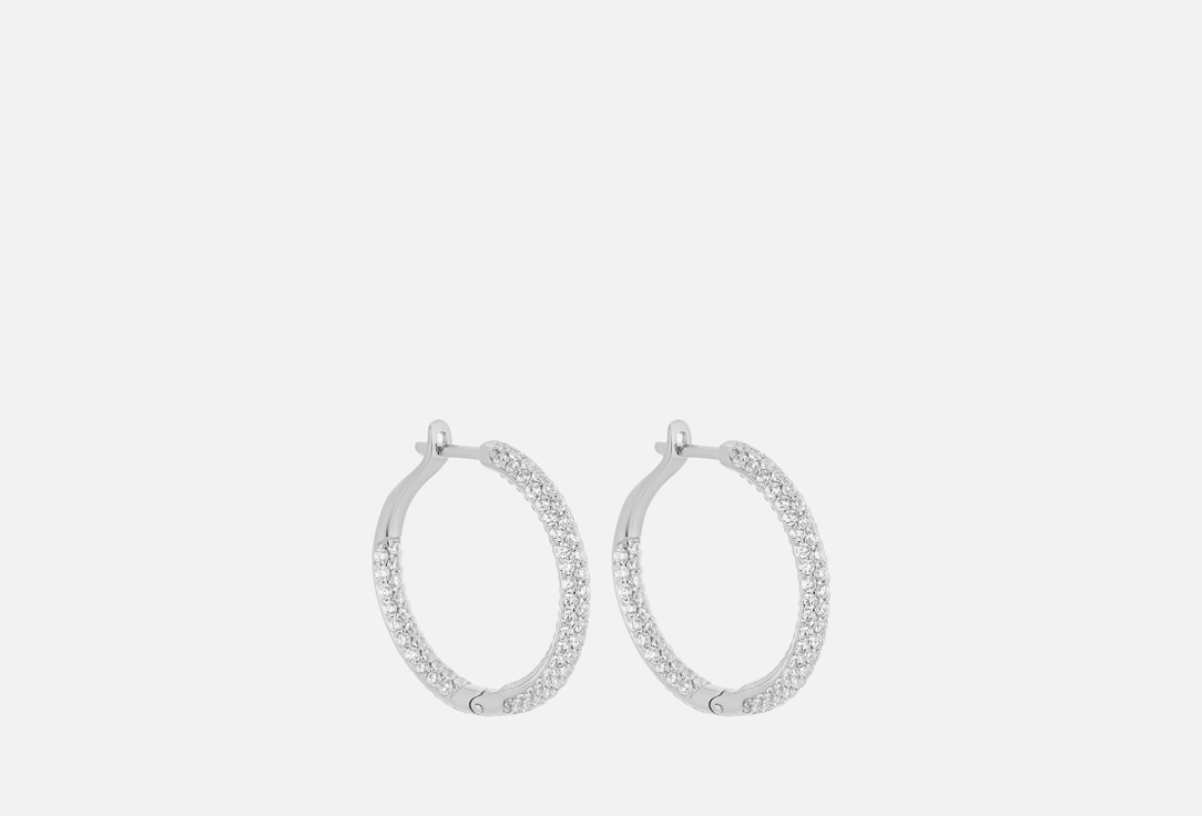 Изображение товара Серьги-конго серебряные Tosya С фианитами