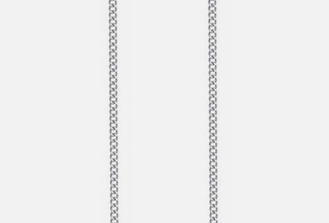 Изображение товара Серебряная цепь Tosya Гурмета 55 см платиновое покрытие для женщин