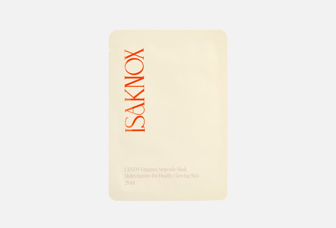 

Тканевая маска для ухода за кожей лица ISA KNOX, Lxnew vitapure ampoule 1 шт