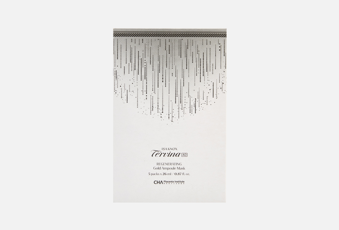 Изображение товара Маска для лица тканевая ISA Knox Te'rvina регенерирующая увлажняющая