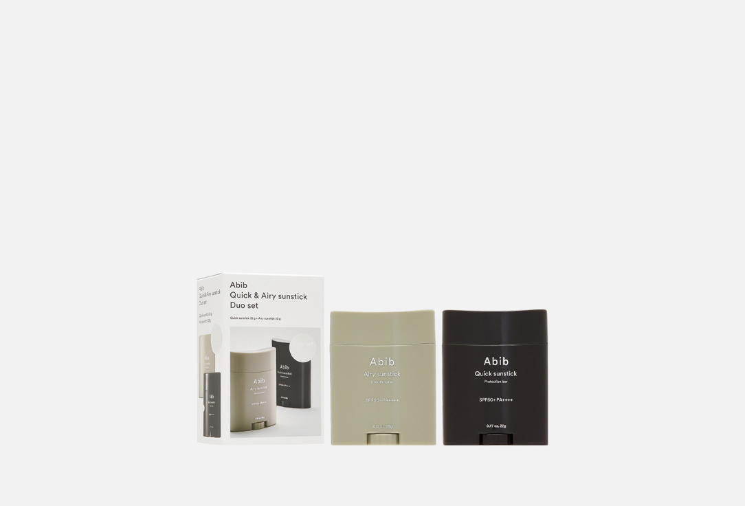 Изображение товара Набор солнцезащитных стиков для лица ABIB Quick & Airy sunstick Duo Set SPF 50+ PA++++