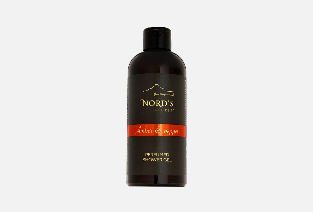 Парфюмированный гель-масло для душа NORDS SECRET Perfumed Gel  Amber & Pepper 400 мл