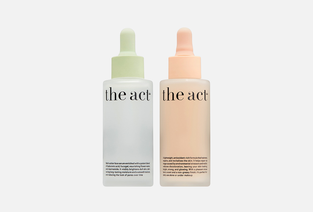 Подарочный набор по уходу за лицом THE ACT Hydrating & plumping  2 шт