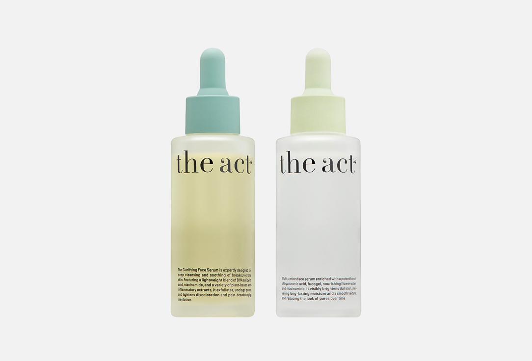 Подарочный набор по уходу за лицом THE ACT Active face care 2 шт