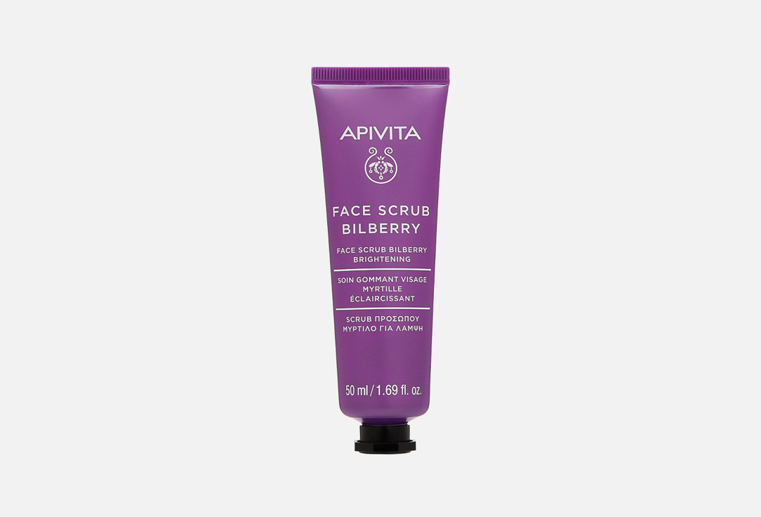 

Скраб для лица APIVITA, FACE SCRUB BILBERRY FACE MASK BILBERRY BRIGHTENING 50 мл