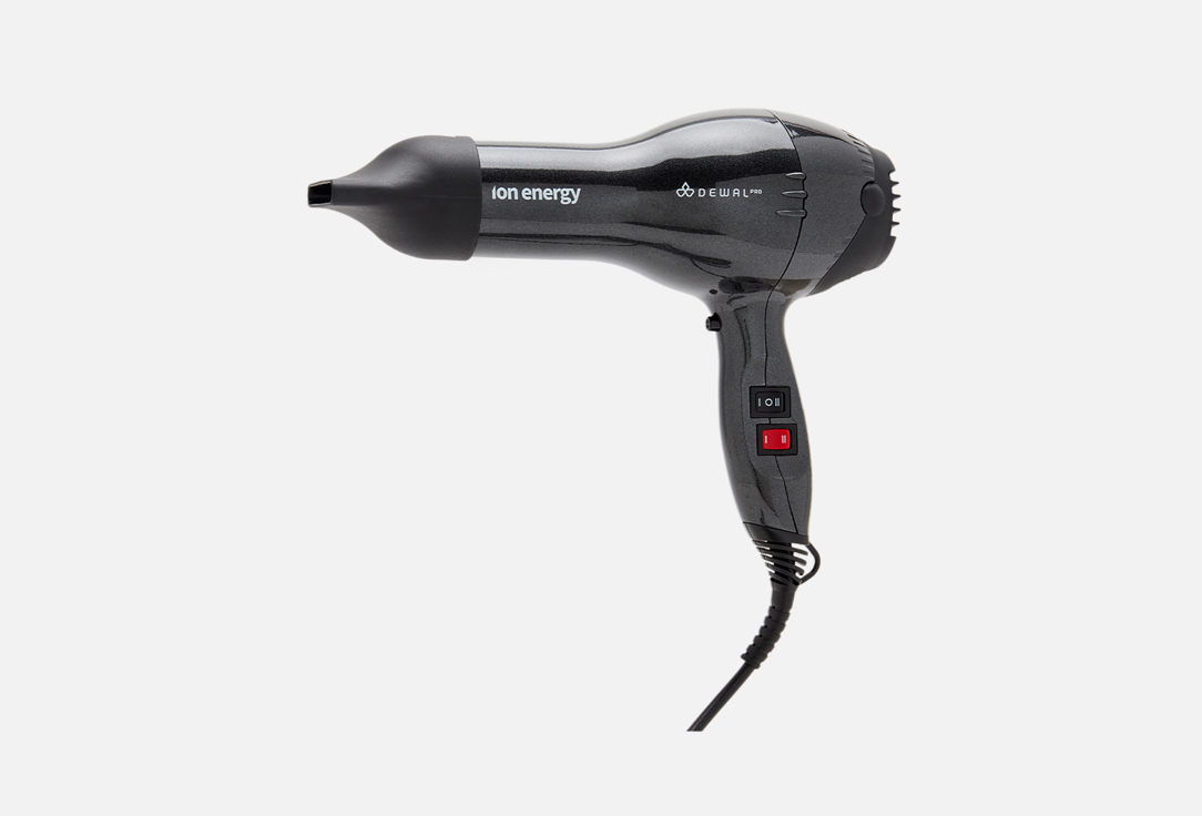 Фен DEWAL ION ENERGY 03-8800 Grey 1 шт