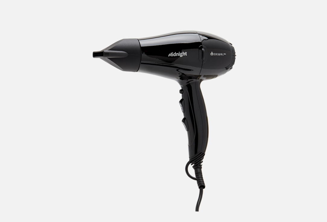 Фен DEWAL PROFESSIONAL MIDNIGHT 03-107 Black 1 шт
