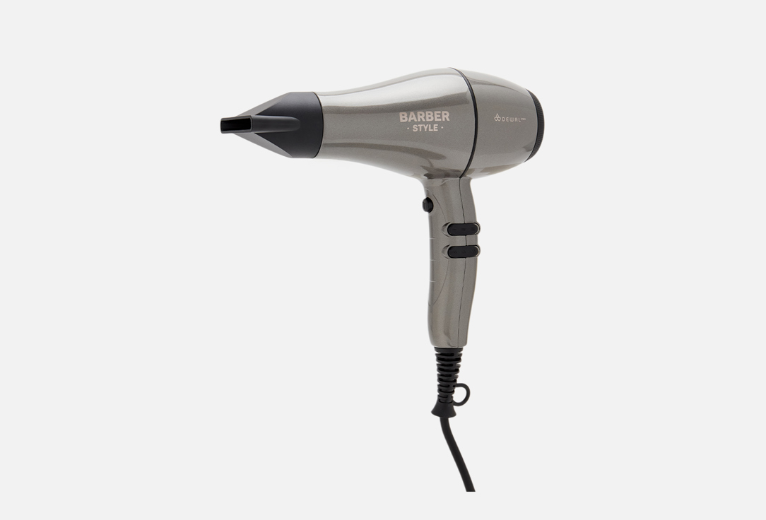 Фен DEWAL PROFESSIONAL PRO BARBER STYLE Compact Gunsteel 1 шт