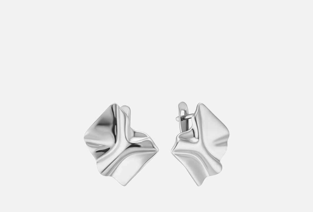 Изображение товара Серьги серебряные Золото Русских Crush родий