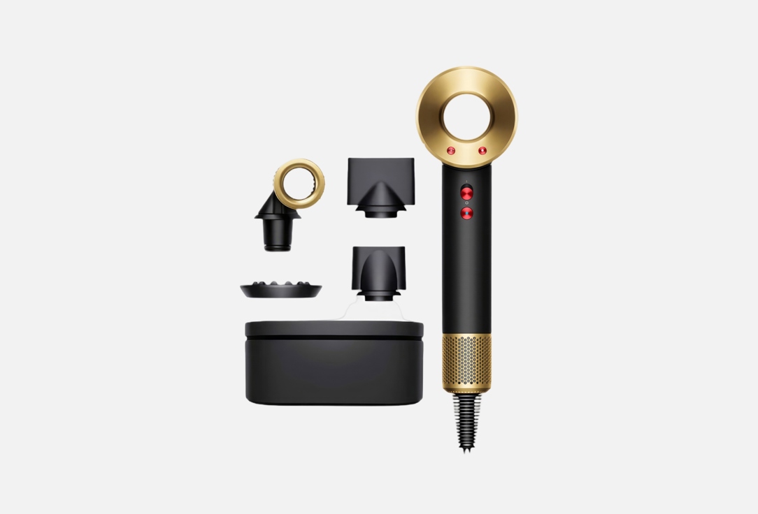 

Фен DYSON, Черный, Supersonic HD15 Gold/Onyx 1 шт