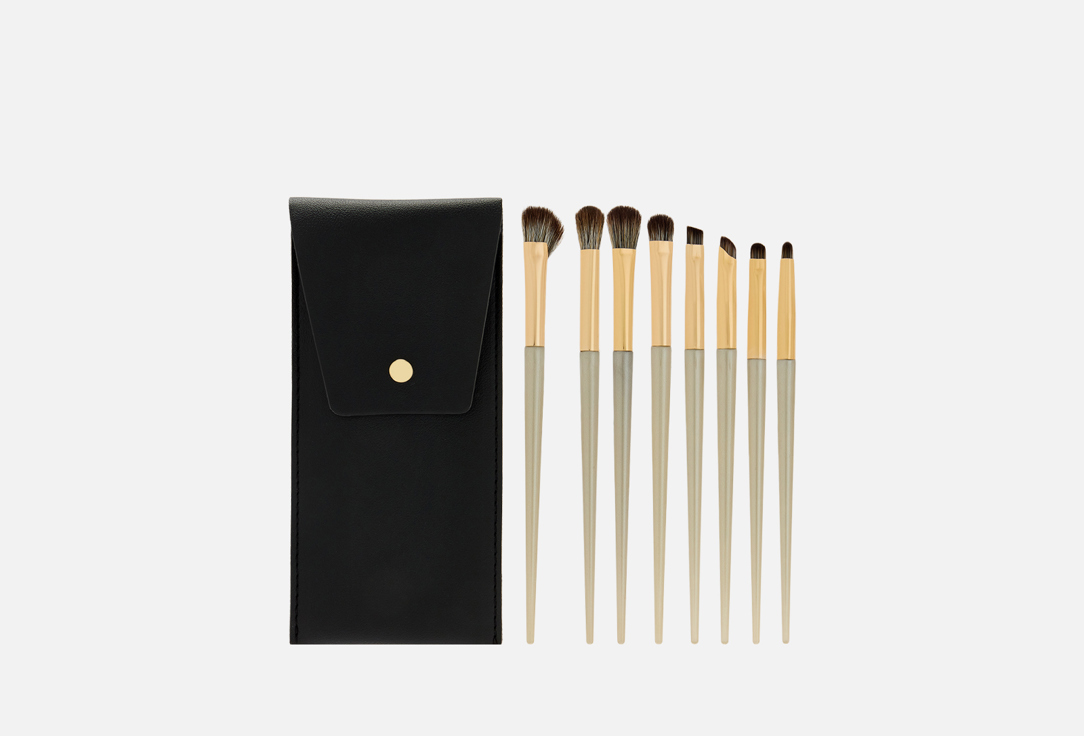 Makeup brush set in case 8 шт 650₽