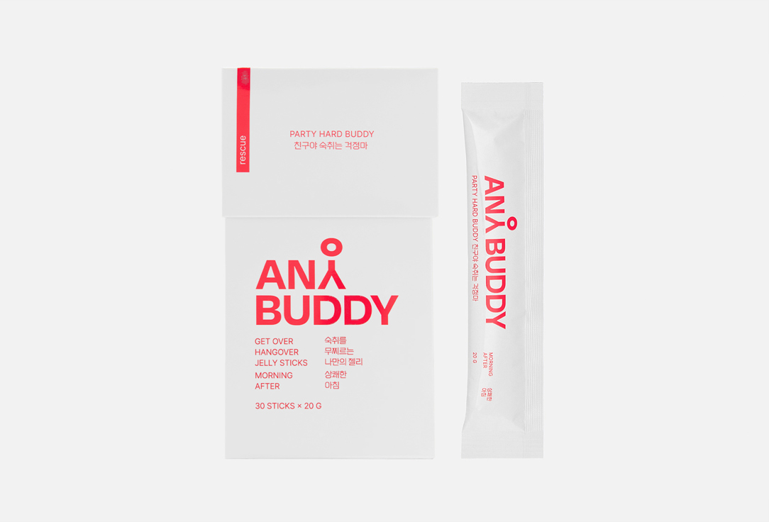 Изображение товара БАД для поддержки печени ANNY BUDDY антипохмельное желе в стиках 3500 рублей