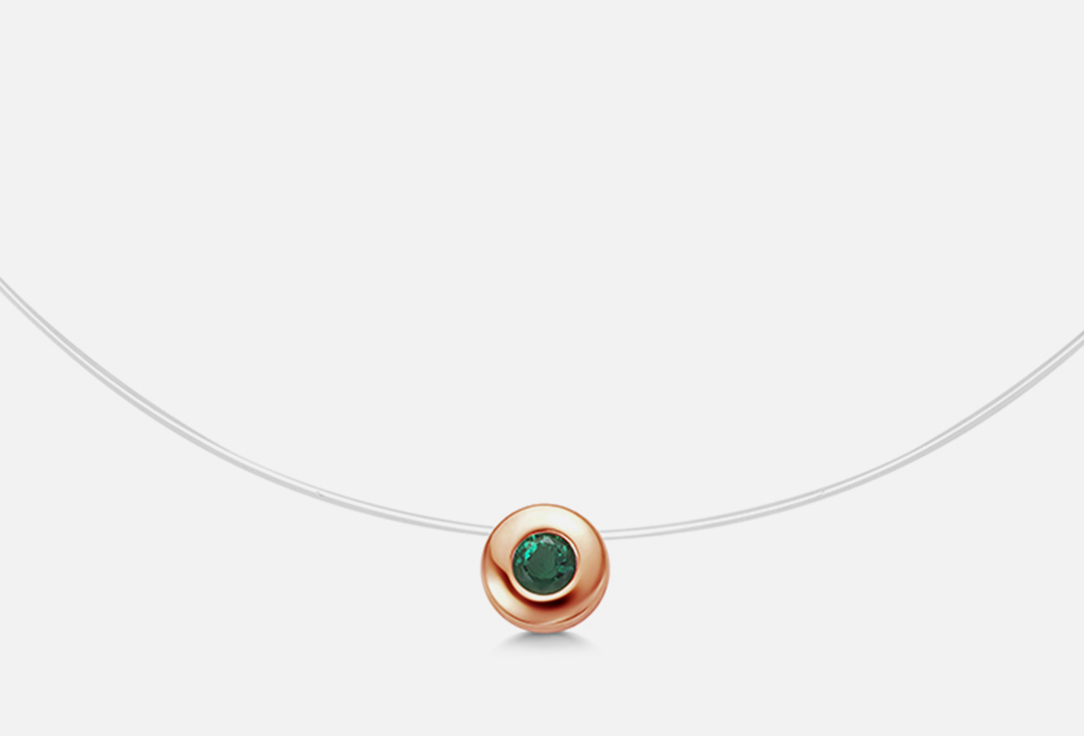 Изображение товара Колье золотое Vesna Jewelry Изумруд